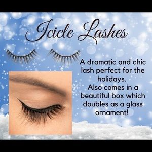 BNIB Tori Belle discontinued magnetic lashes in “icicle”.